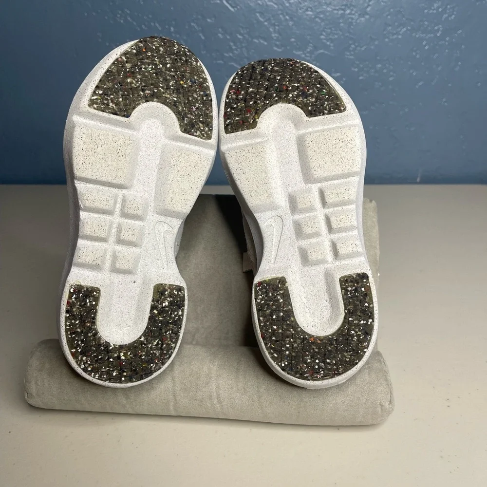 Nike kids Crater Impact sneakers. Toddler size 13C white gray lilac used